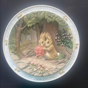 Beatrix Potter- Bedside Cousin
Musical plate